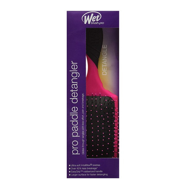 Wet brush hair brush pro paddle detangler pink