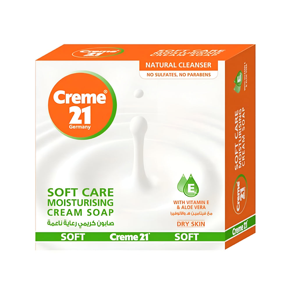 Creme 21 Cream Bar Soap 125g Soft Care Moisturizer