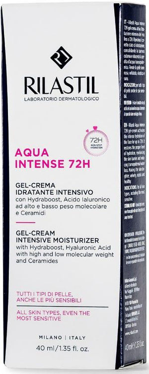 RILASTIL AQUA INTENSE 72H GEL CREAM INTENSIVE MOISTURIZER 40ml