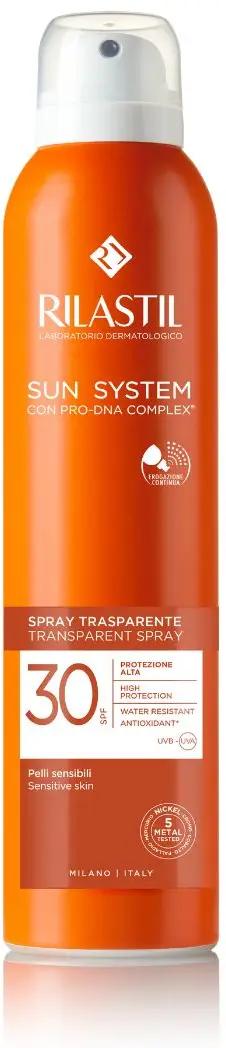 RILASTIL SUN SYSTEM TRANSPARENT SPRAY SENSETIVE SKIN 200ml