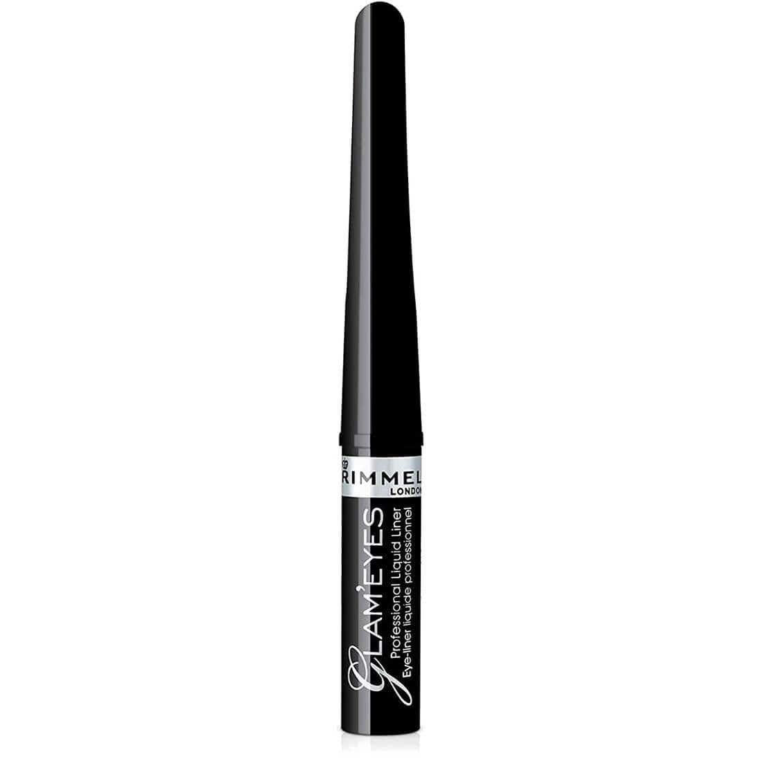 RIMMEL GLAM EYES PROF LIQ LINER - BLACK