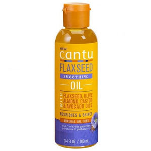 Cantu hair oil 100ml smoothing wth flaxseed extract