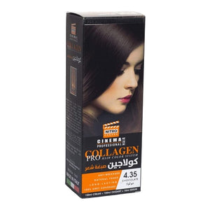 Nitro Cinema Hair Color Collagen Pro 4.35 Chocolate
