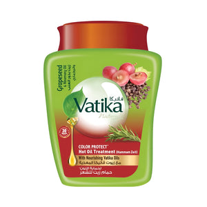 Vatika hair hot oil 500g color protect grapeseed & rosemary