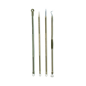 Max Dona Facial Cleaning Needle Set 4pc 50024-14 Golden