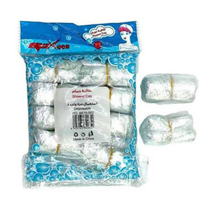 Salon-System-Bath-Cap-100pc-Plastic-For-Single-Use-