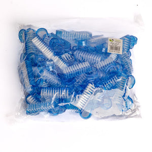 Salon-System-Nail-Brush-50pc-BK22-010-Manicure-And-Pedicure-Small-Blue-