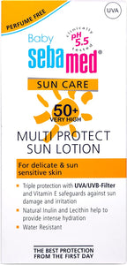 Sebamed Baby Sun Lotion SPF 50+ | Water Resistant Sunscreen for Sensitive Skin