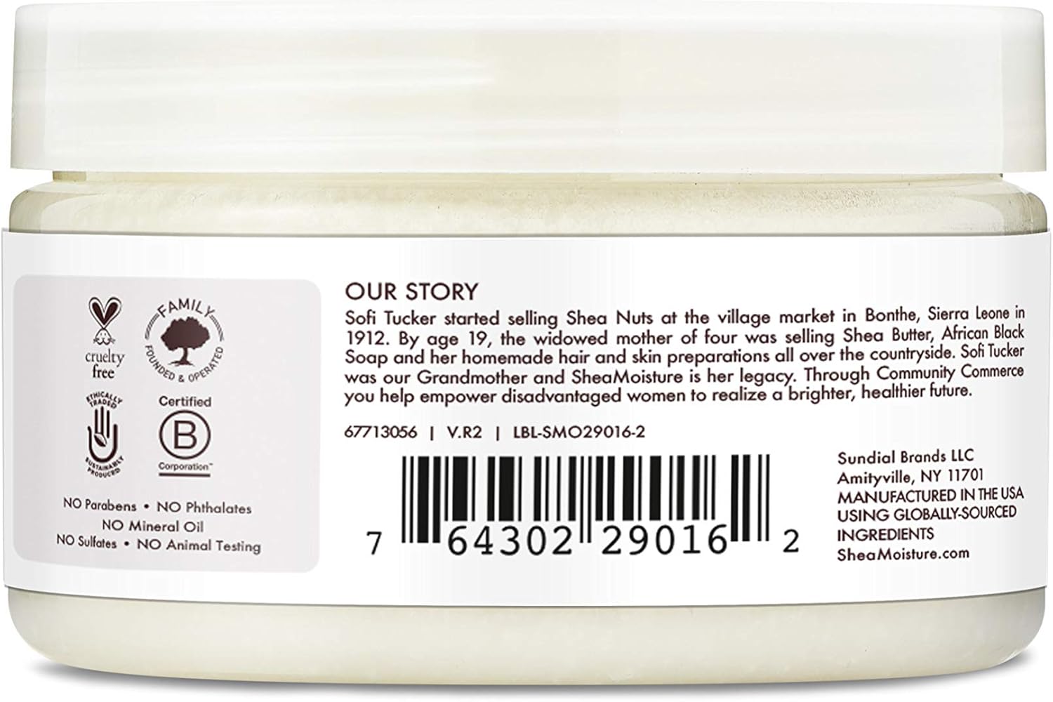 Shea Moisture 100% Extra Virgin Coconut Oil - Head-To-Toe Hydration 3.2oz