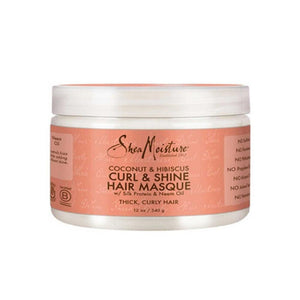 Shea-Moisture-Hair-Mask-340g-Curl-And-Shine-With-Hibiscus-And-Coconut-