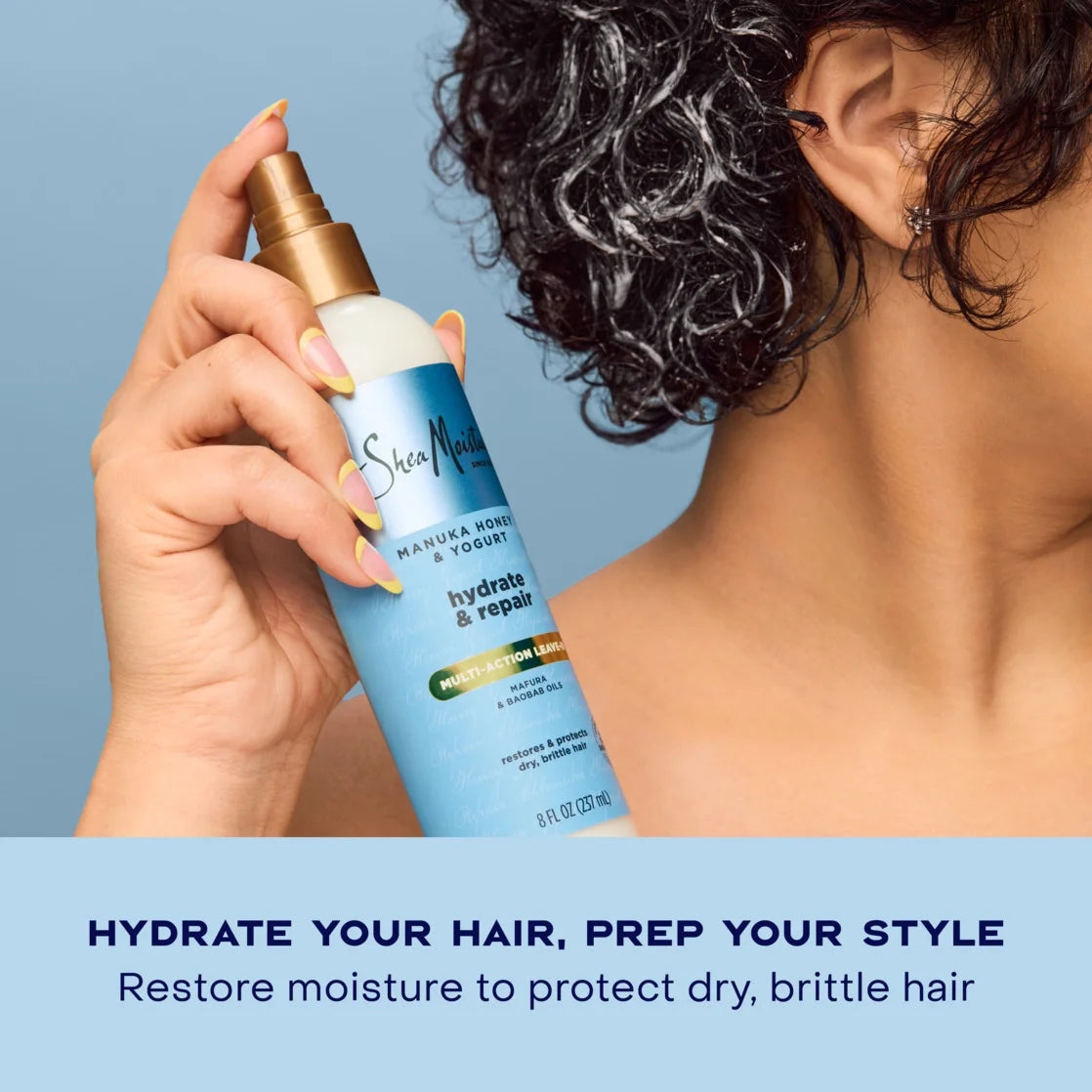 بلسم SheaMoisture عسل مانوكا ولبن بدون شطف