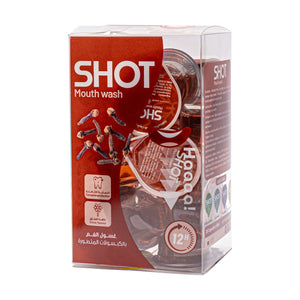 كبسولات SHOT غسول الفم بنكهة القرنفل - 20 كبسولة سائلة 15 مل