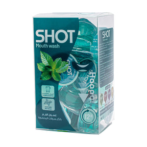 كبسولات غسول الفم SHOT بنكهة النعناع - عبوة 20 × 15 مل