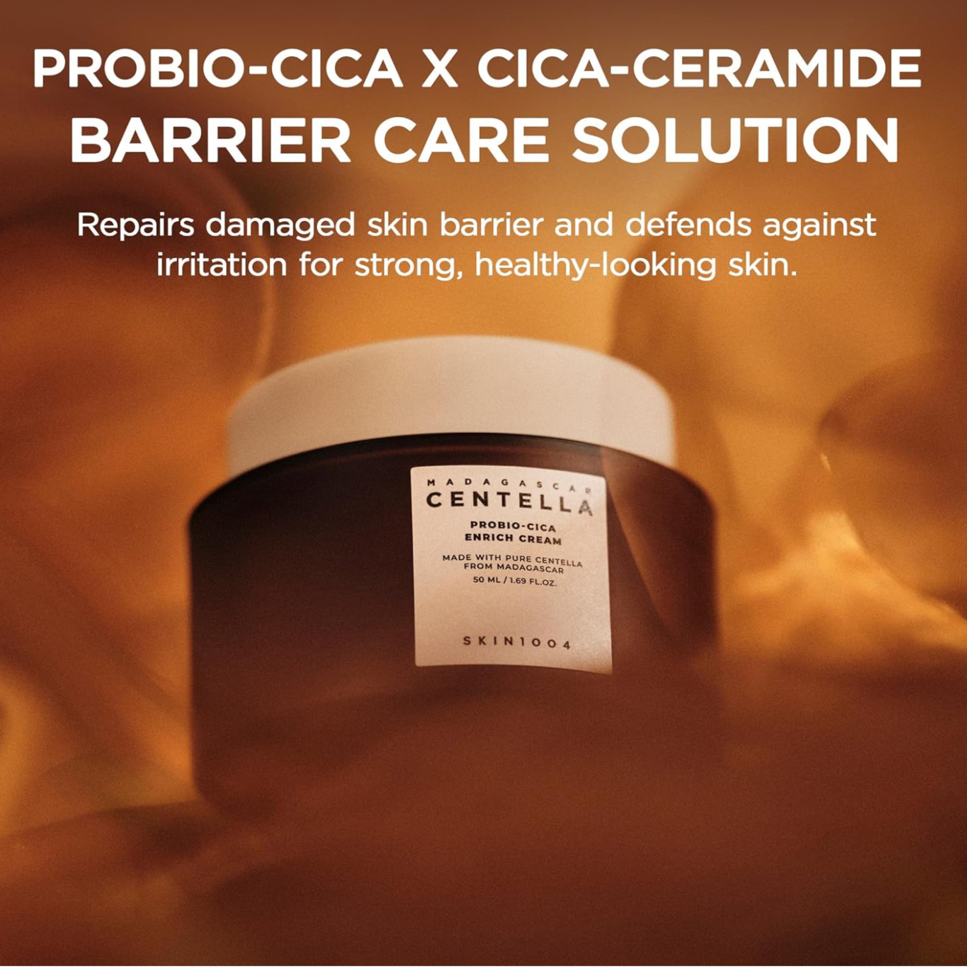 SKIN1004 Madagascar Centella Probio-Cica Enrich Cream - 50ml Moisturizer