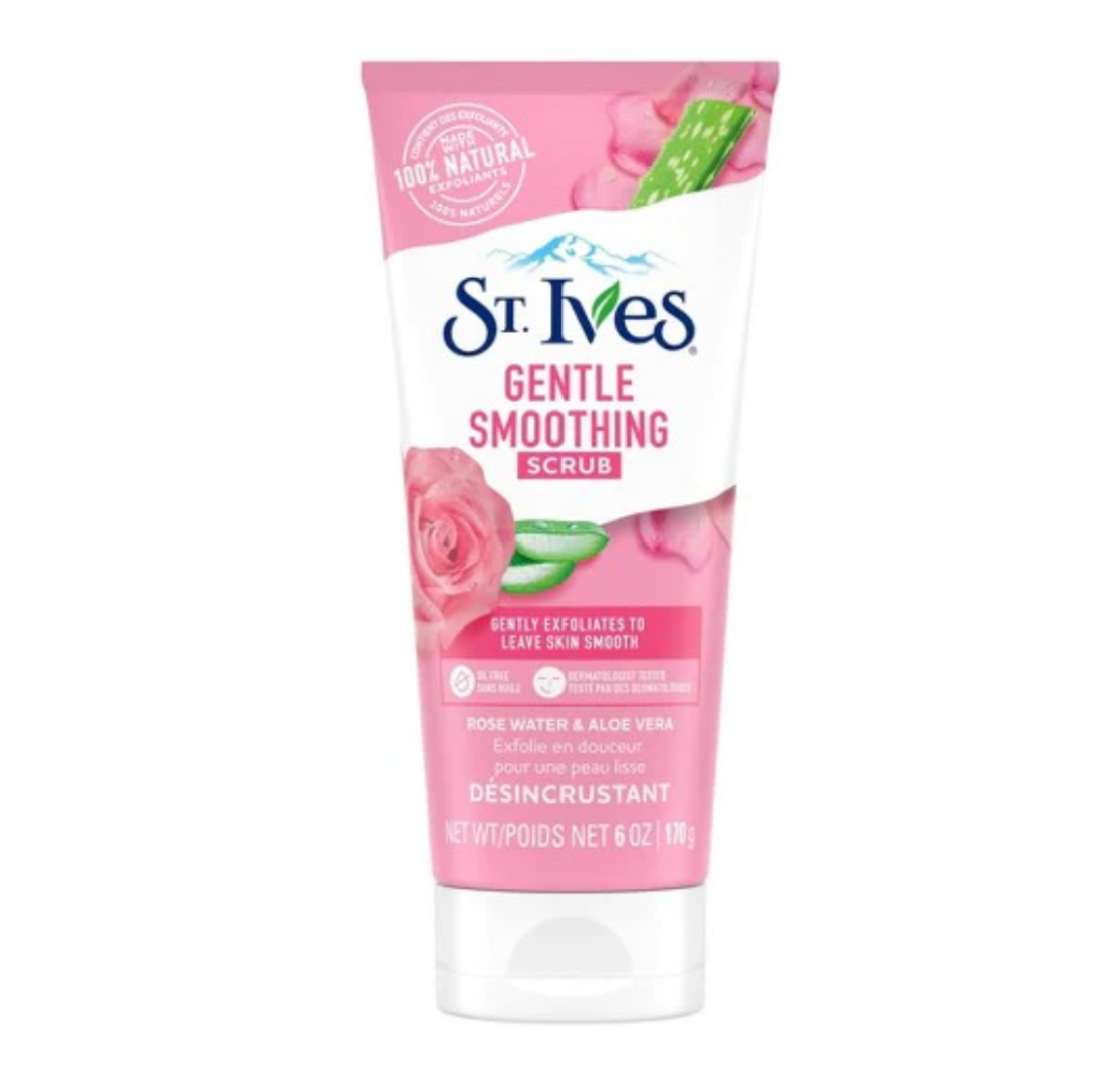 St. Ives Face Scrub – Natural Exfoliating Facial Cleanser for Soft Skin