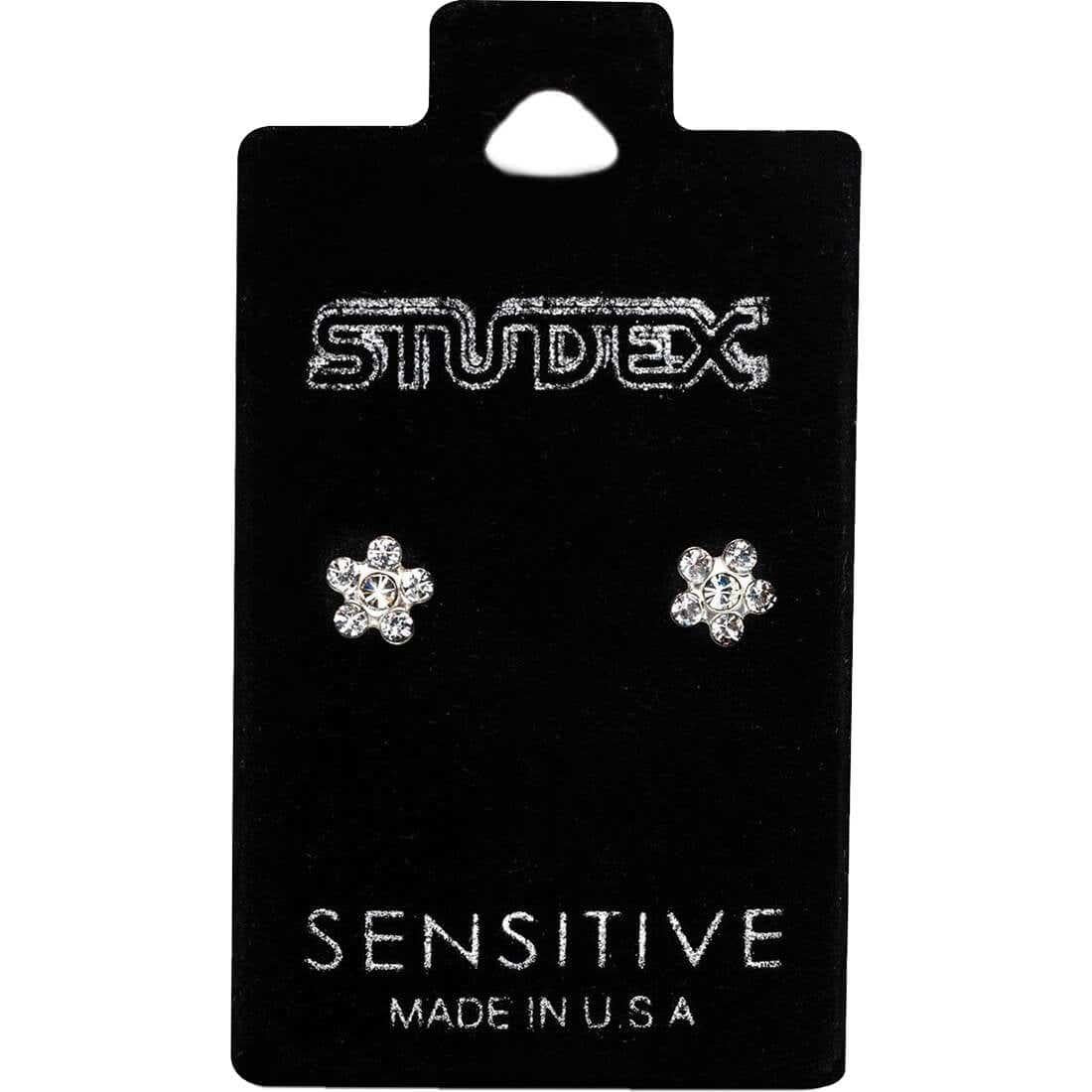 STUDEX EARSTD S6004W SENS STAIN DAISY APR CRYSTAL (13)