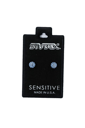 STUDEX EARSTD S339W SENS STNLS 4.5MM FIREBALL LIGHT SAP (9)