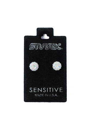 STUDEX EARSTD S5304W SENS STNLS 6MM FIREBALL CRY (5)