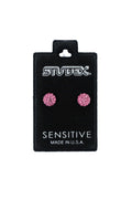 STUDEX EARSTD S5310W SENS STNLS 6MM FIREBALL ROSE (6)