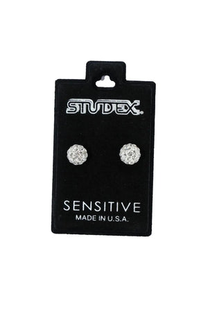 STUDEX EARSTD S5315W SENS STNLS 6MM FIREBALL AB CRY (10)