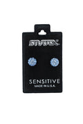 STUDEX EARSTD S5339W SENS STNLS 6MM FIREBALL LIGHT SAPP (8)