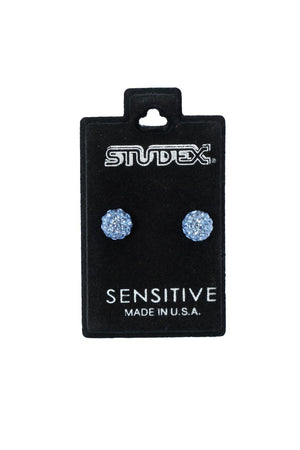STUDEX EARSTD S5339W SENS STNLS 6MM FIREBALL LIGHT SAPP (8)