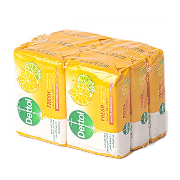 Dettol Bar Soap Fresh120gm x 6