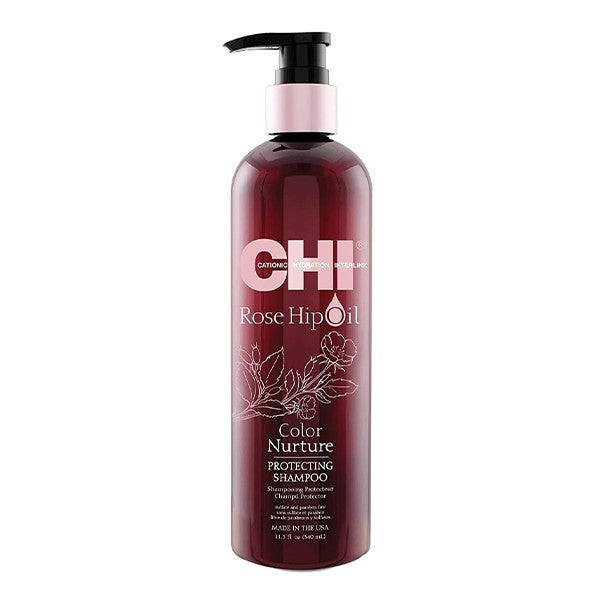 CHI Hair Shampoo 340ml With Rose Oil To Enhance Color