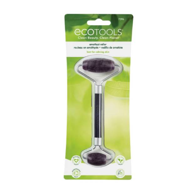 Eco Tools Face Roller 7596 Double Sided For Face And Eyes Made Of Amethyst Stone
