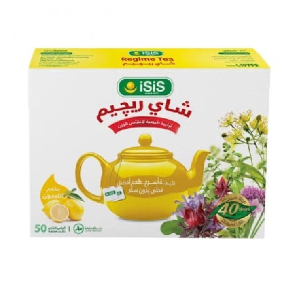 Isis tea 50tea bag regimen with lemon