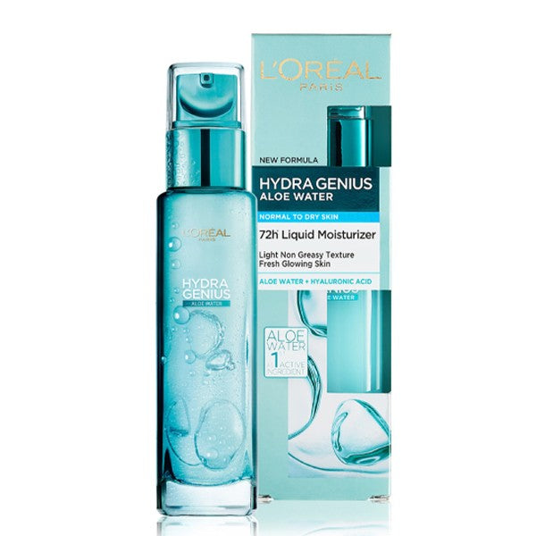 Loreal Gel Hydra Genius Aloe Water 70ml Normal to Dry skin 