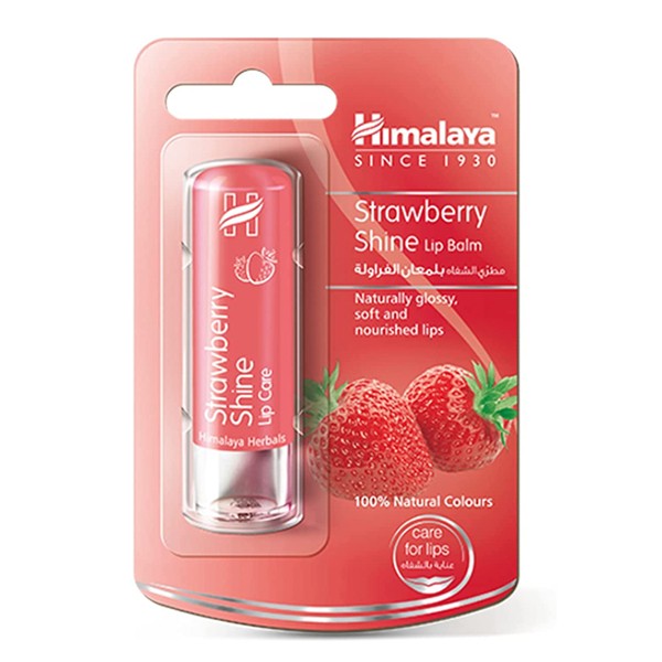 Himalaya Lip Balm 4.50g With Strawberry Shine