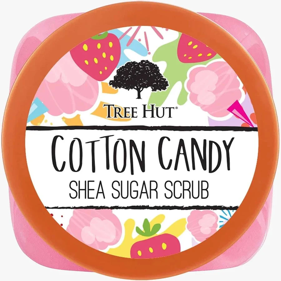 Tree Hut Cotton Candy Shea Sugar Scrub – Exfoliating Body Scrub