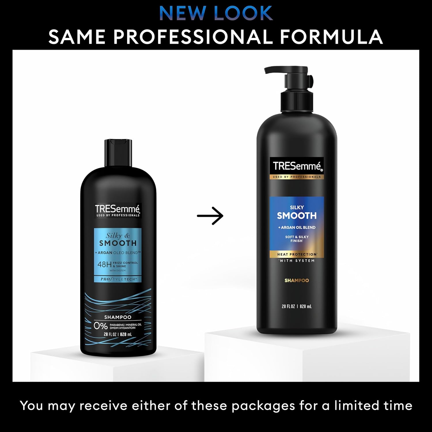 TRESemme Silky & Smooth Shampoo with Argan Oil - Frizz Control (828ml)