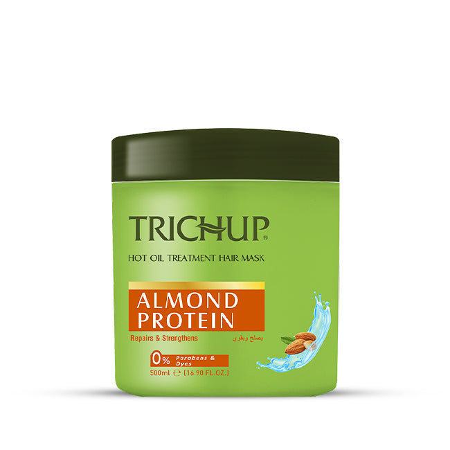 Trichup hair mask 500ml hot oil treatment with almond protein