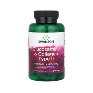Swanson Glucosamine & Collagen Type II featuring BioCell Collagen - 90 Caps