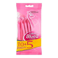 Gillette razor blue 2 for women 15 pack 10 + 5 pink