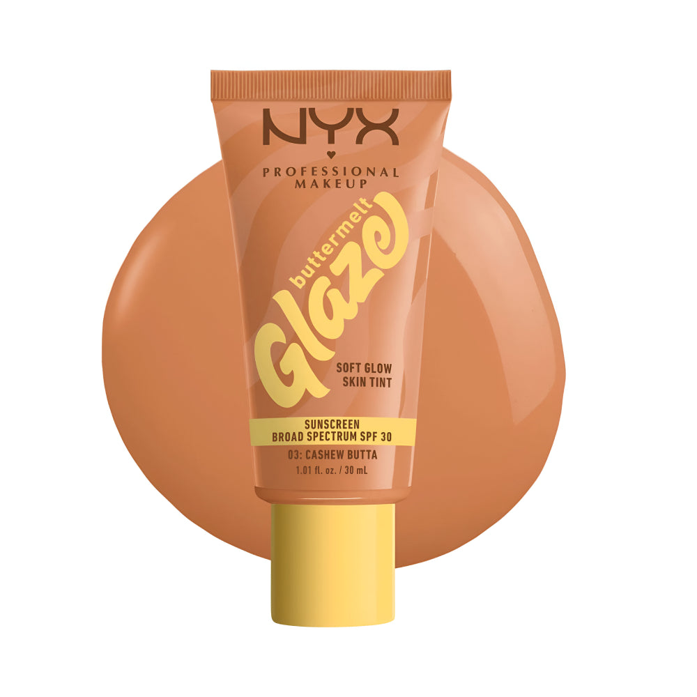 Nyx skin tint buttermelt glaze cashew butta with spf 30