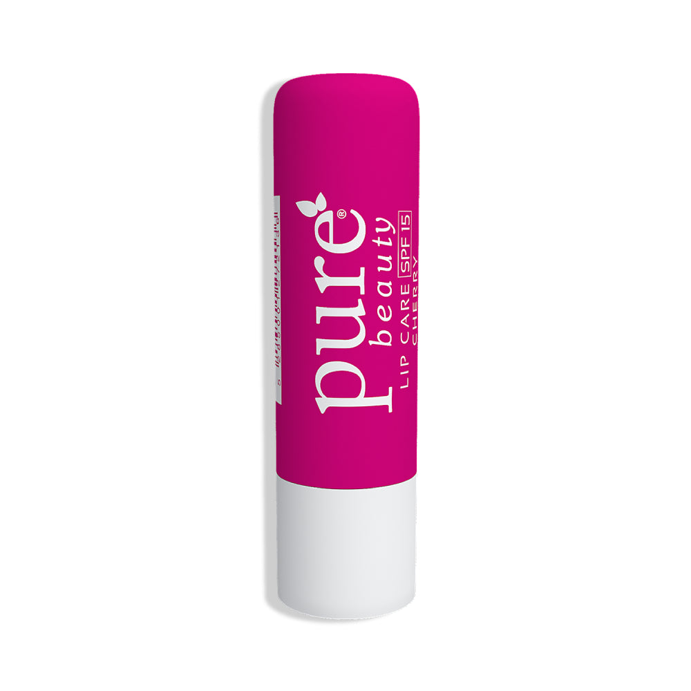 Pure beauty lip balm 4.2g brightening with sunscreen spf and shea butter and and cherry