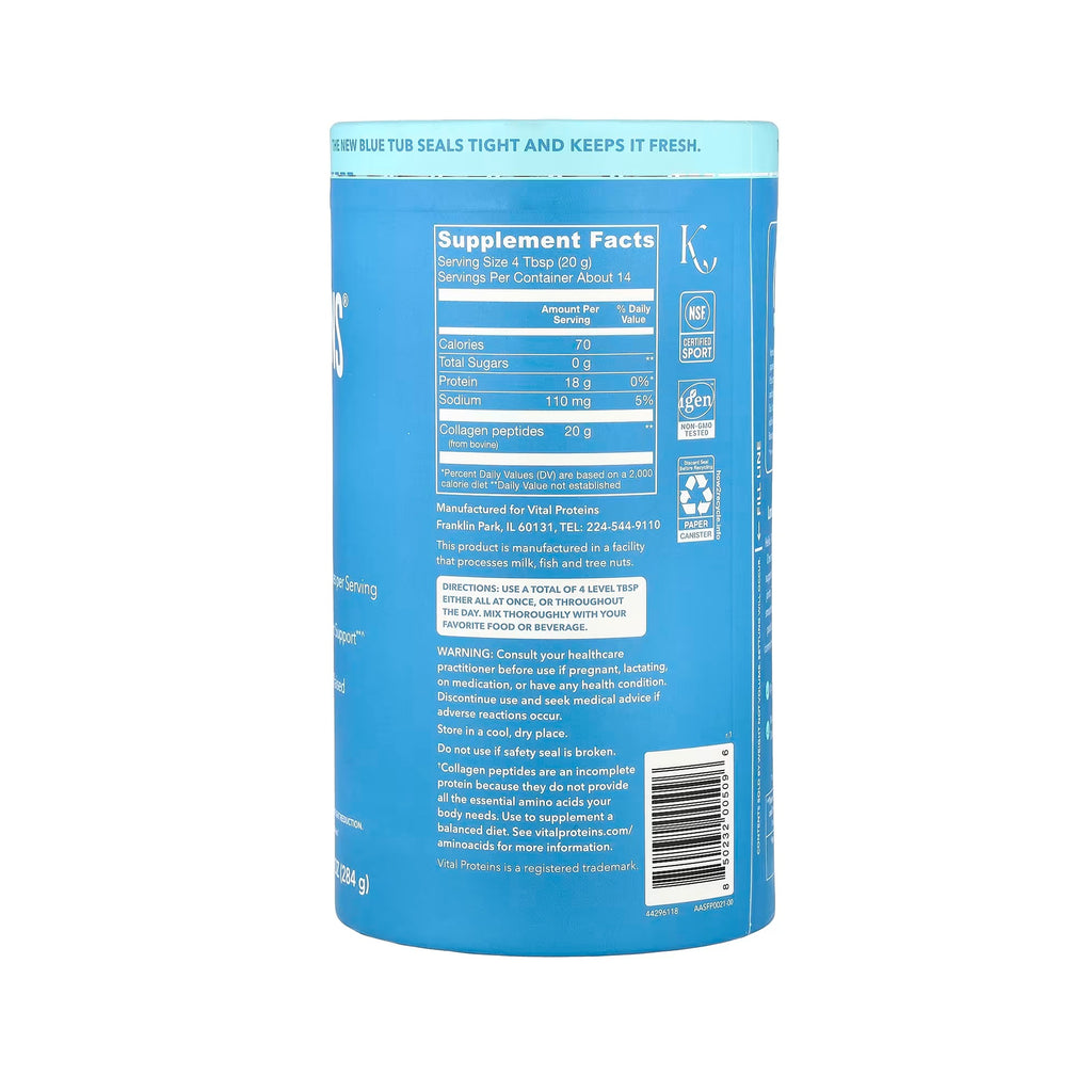 Vital Proteins Collagen Peptides Powder (Flavor Free) - 284g