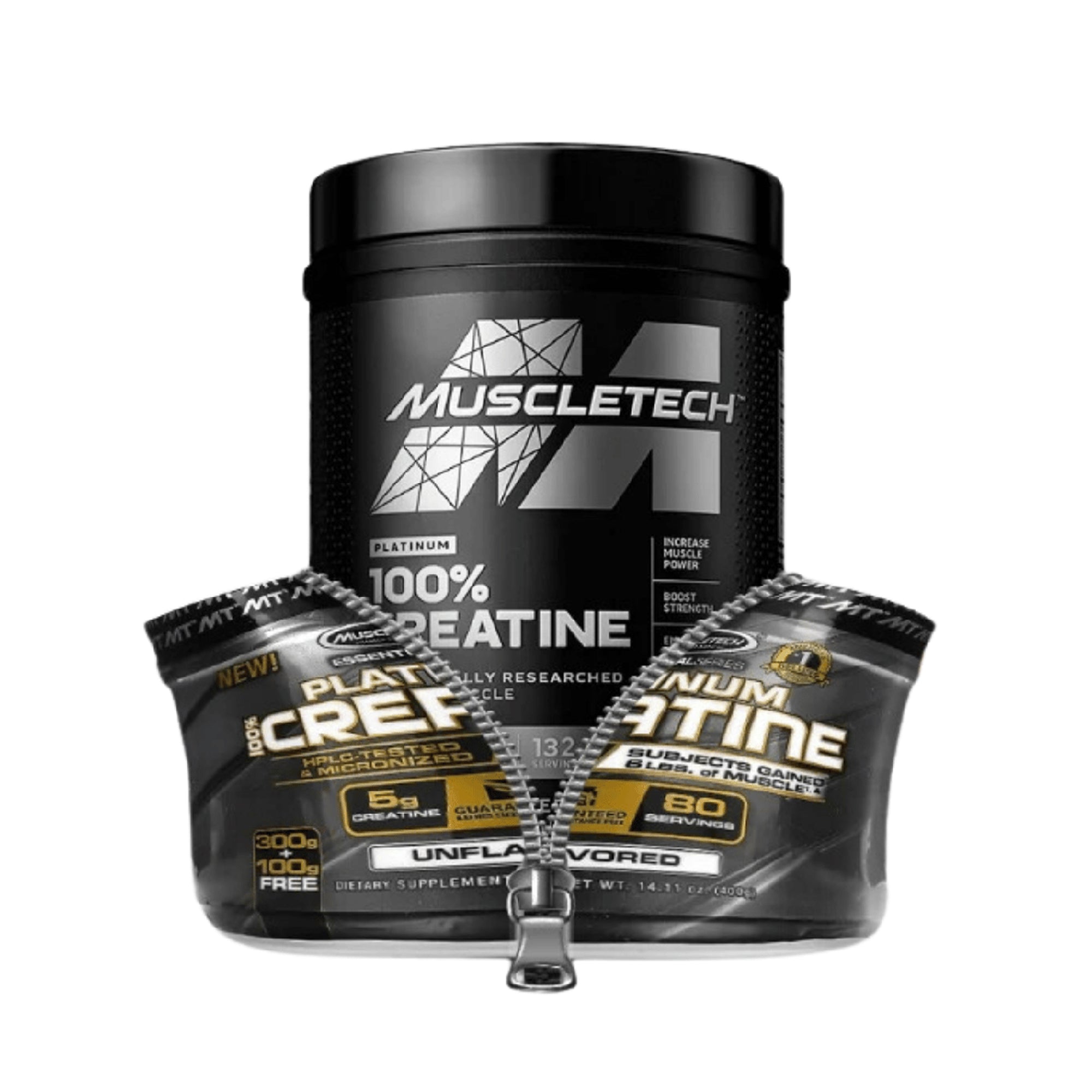 MuscleTech Platinum 100% Creatine Monohydrate - Unflavored 400g
