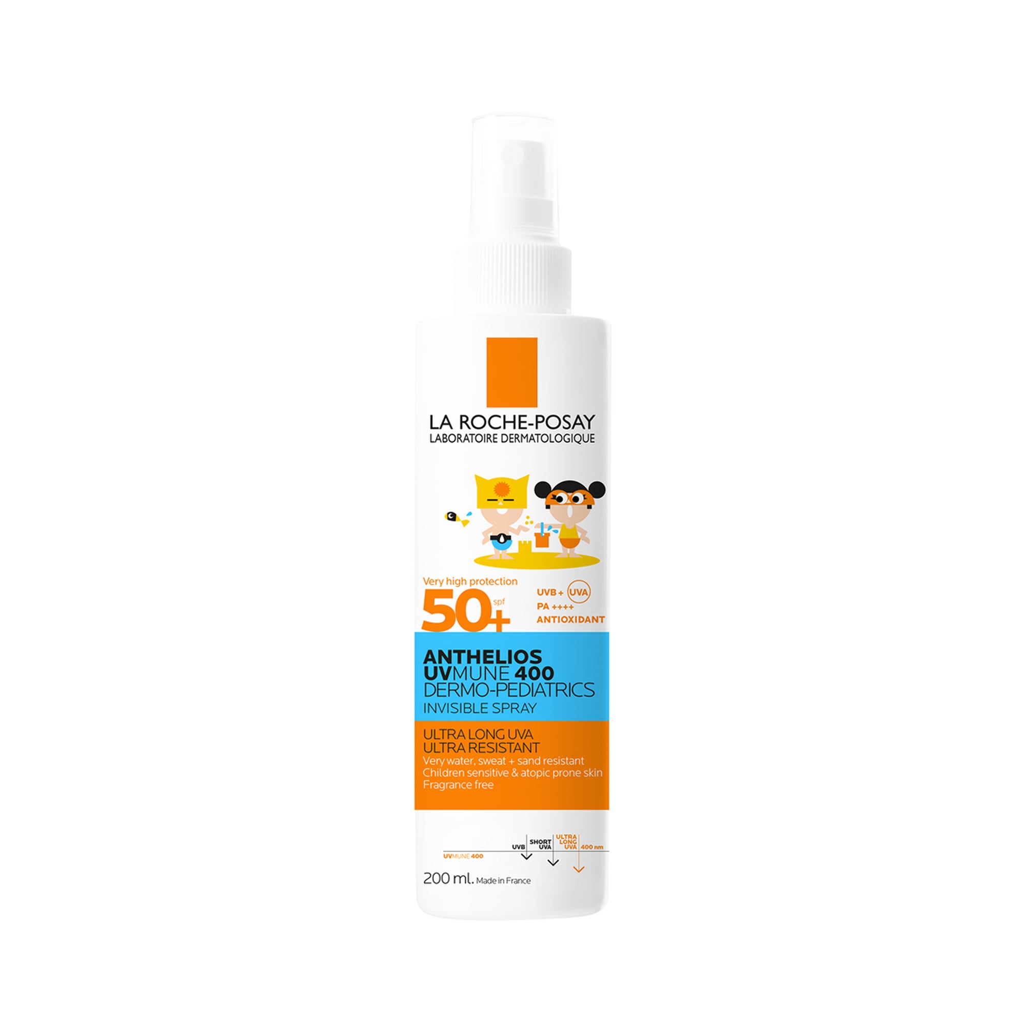 La Roche Posay Baby Sun Spray 200ml Anthelios Uvmone 400 Dermo-Pediatrics SPF50+