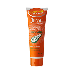 Junsui naturals face wash 100g whitening with papaya