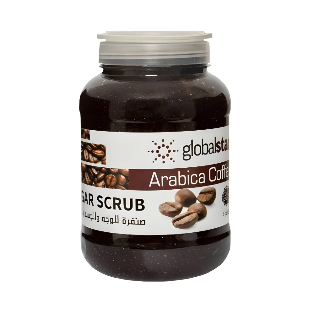 Global star sugar scrub 5kg for face and body with coffee