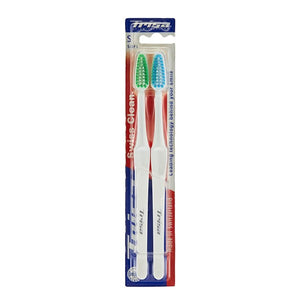 Trisa toothbrush swiss clean 1+1 free soft