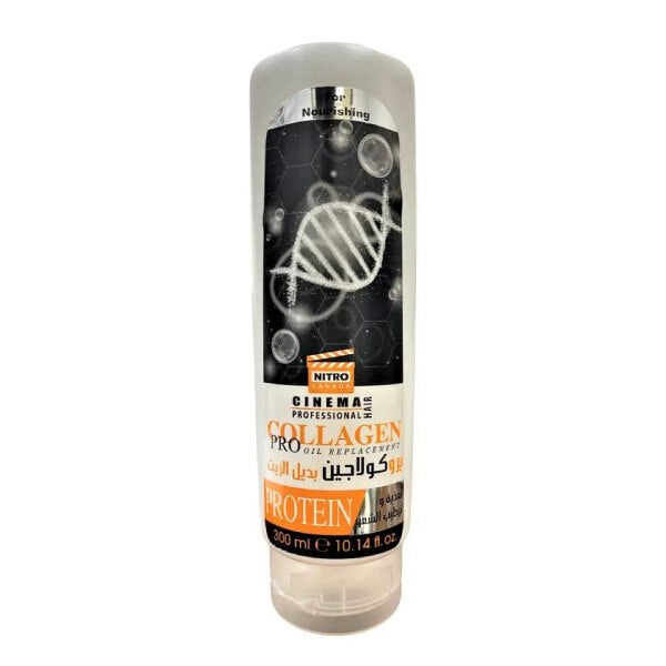 Nitro Cinema Oil Replacement 300ml Collagen Pro For Nourishing And Moisturizing Hair With Protein