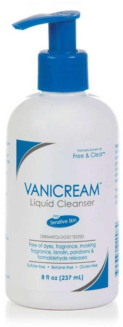 Vanicream free and clear liquid cleanser 8 oz / 237 ml