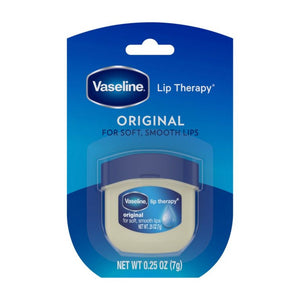 Vaseline Lip Therapy Original - Moisturizing Lip Balm Tub, 7g / 0.25oz