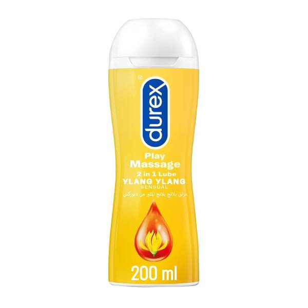 Durex Lubricant Gel 200ml Play Massage 2 in 1 With Ylang Ylang Extract v2