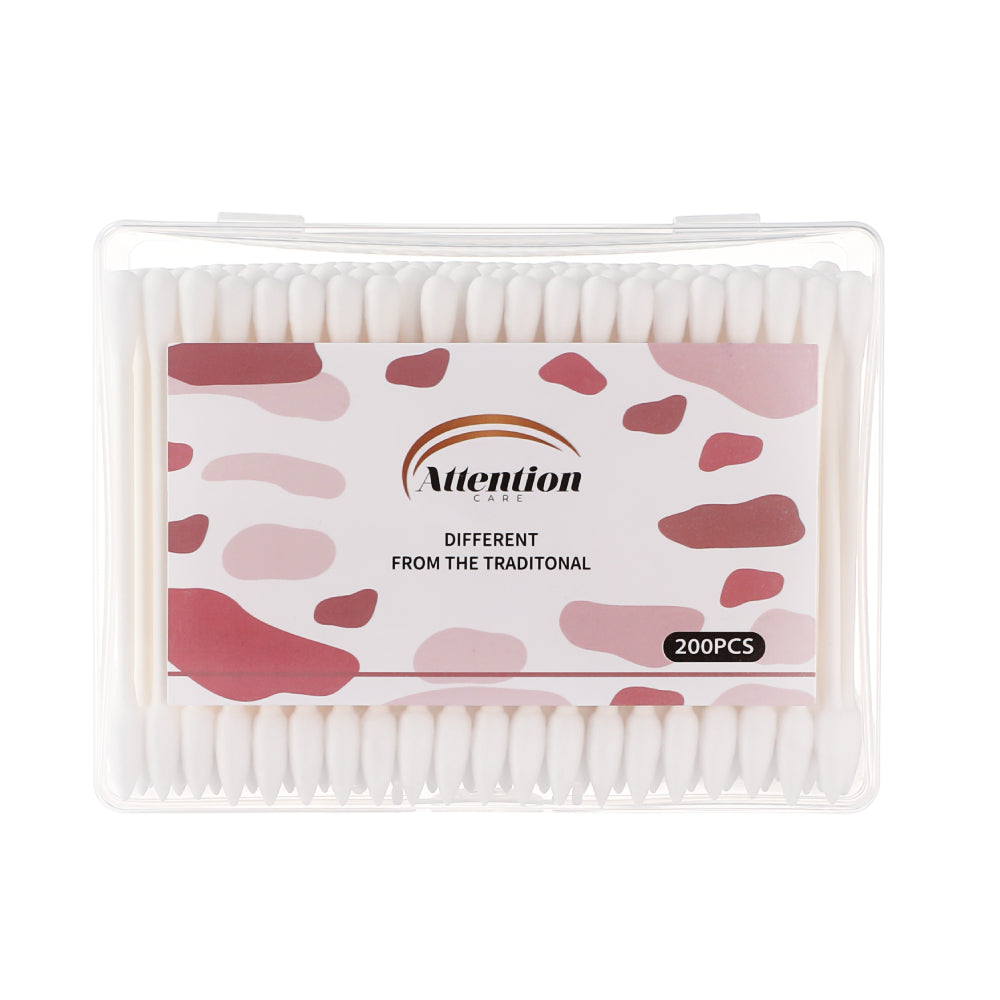 Attention Care Cotton Swabs 200pc ATT-025 For Daily Ear Cleaning
